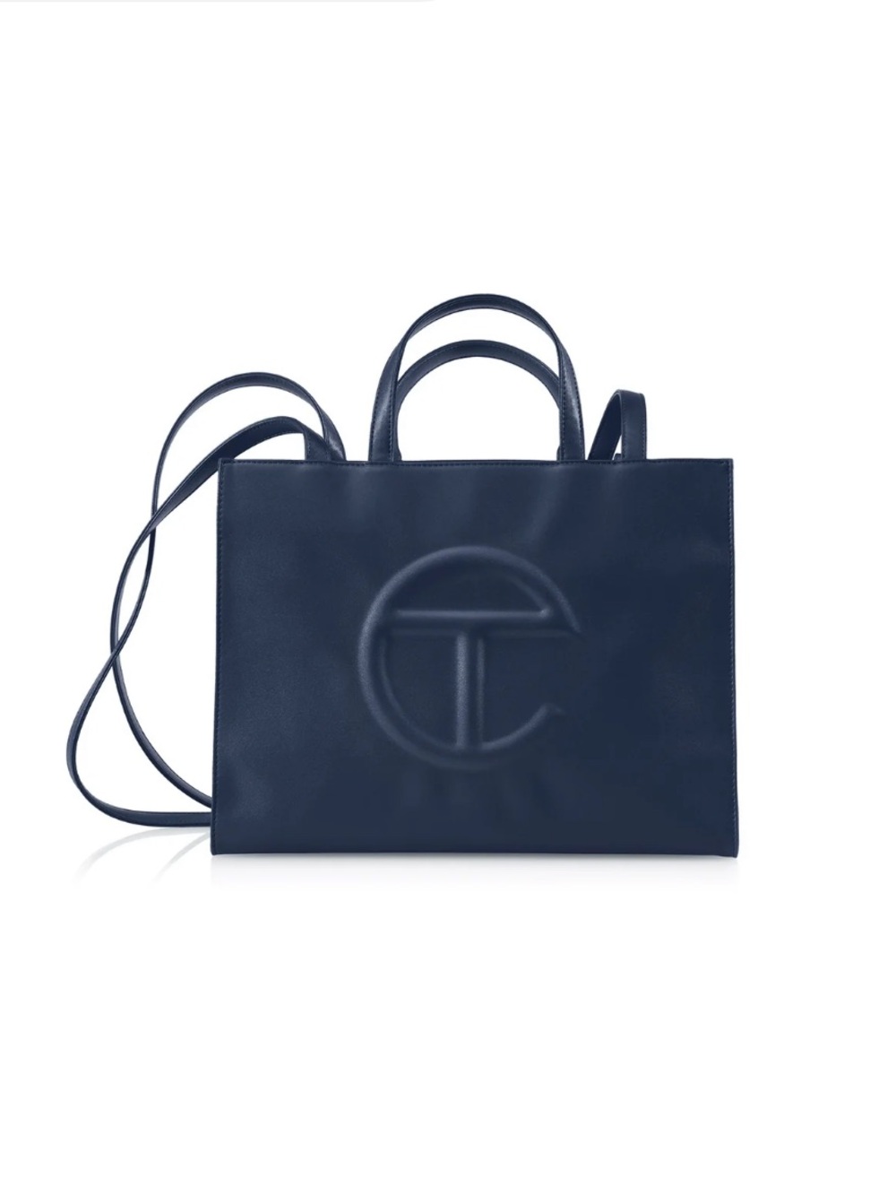 Telfar Medium Shopping Bag, Navy